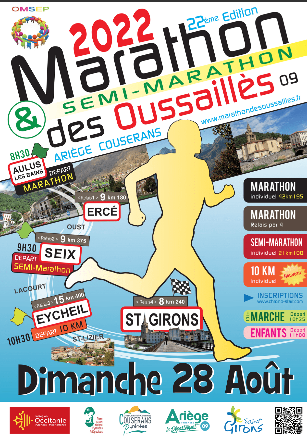 Marathon des Oussailles - Dimanche 28 août 2022