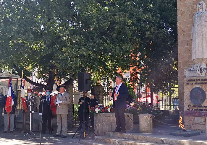 Commémoration de la libération de la ville de Foix le 19 août 2020