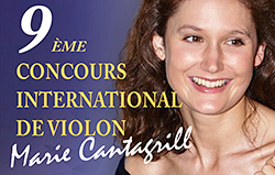 9ème concours international de violon Marie Cantagrill