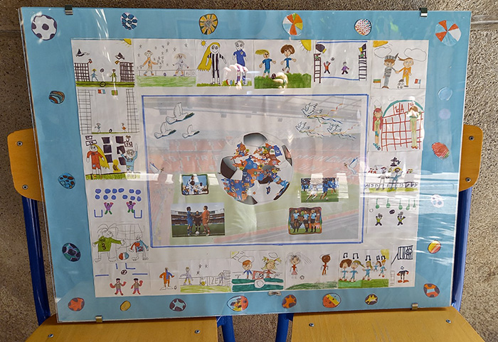 Le dessin lauréat du concours, réalisé par les élèves de l'école Saint Alary